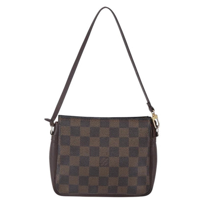 Louis Vuitton Trousse Make Up Bag Damier, BROWN, CANVAS, Clutche & pouche