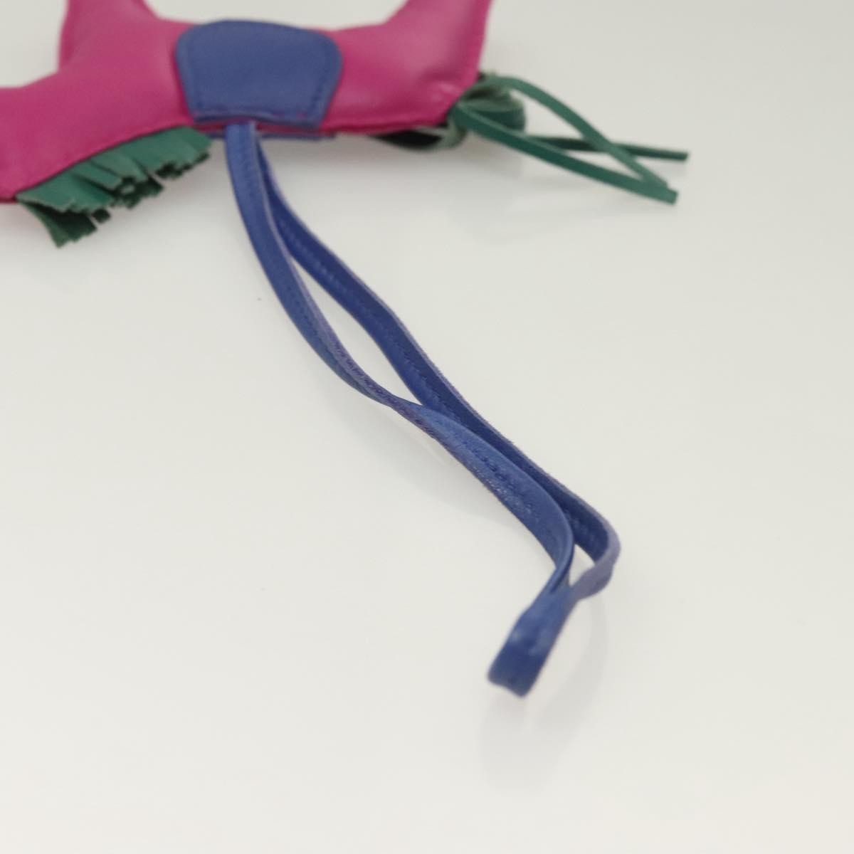 Hermes GriGri Rodeo Bag Charm Leather, PURPLE, LEATHER, Charms and Keychains