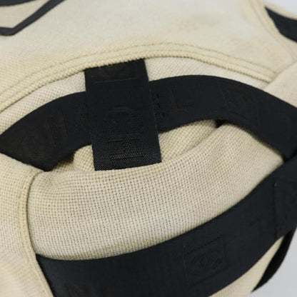 Chanel sports shoulder bag Coco mark, BEIGE, CANVAS, Shoulder bag