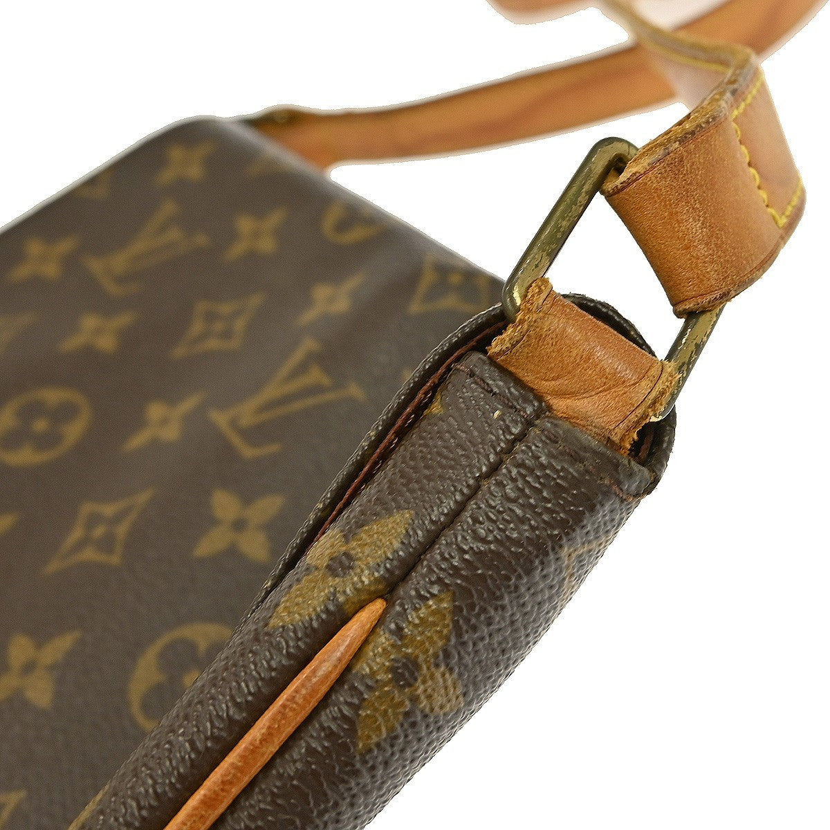 Louis Vuitton Musette Handbag Monogram Canvas, BROWN, CANVAS, Shoulder bag