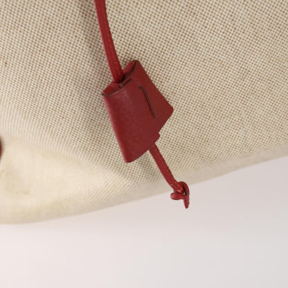 Hermes Victoria Travel Bag Toile, BEIGE, CANVAS, Travel bag