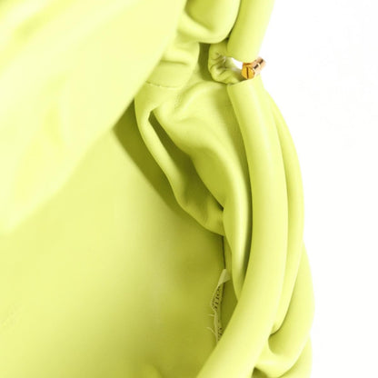 Bottega Veneta The Chain Pouch Leather, GREEN, LEATHER, Clutche & pouche