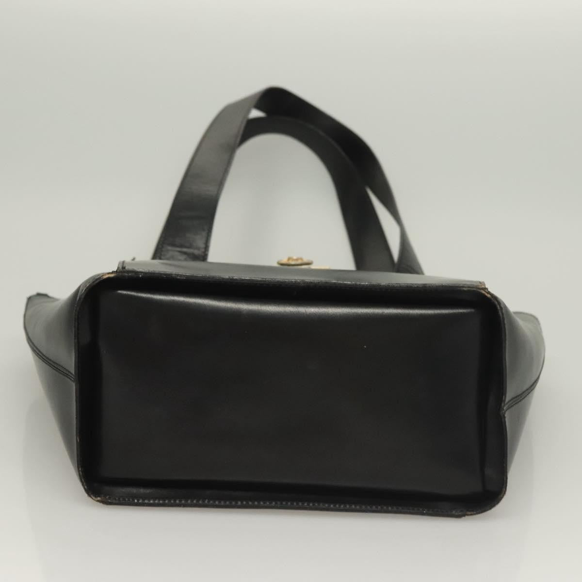 Celine Shoulder Bag Leather, BLACK, LEATHER, Shoulder bag