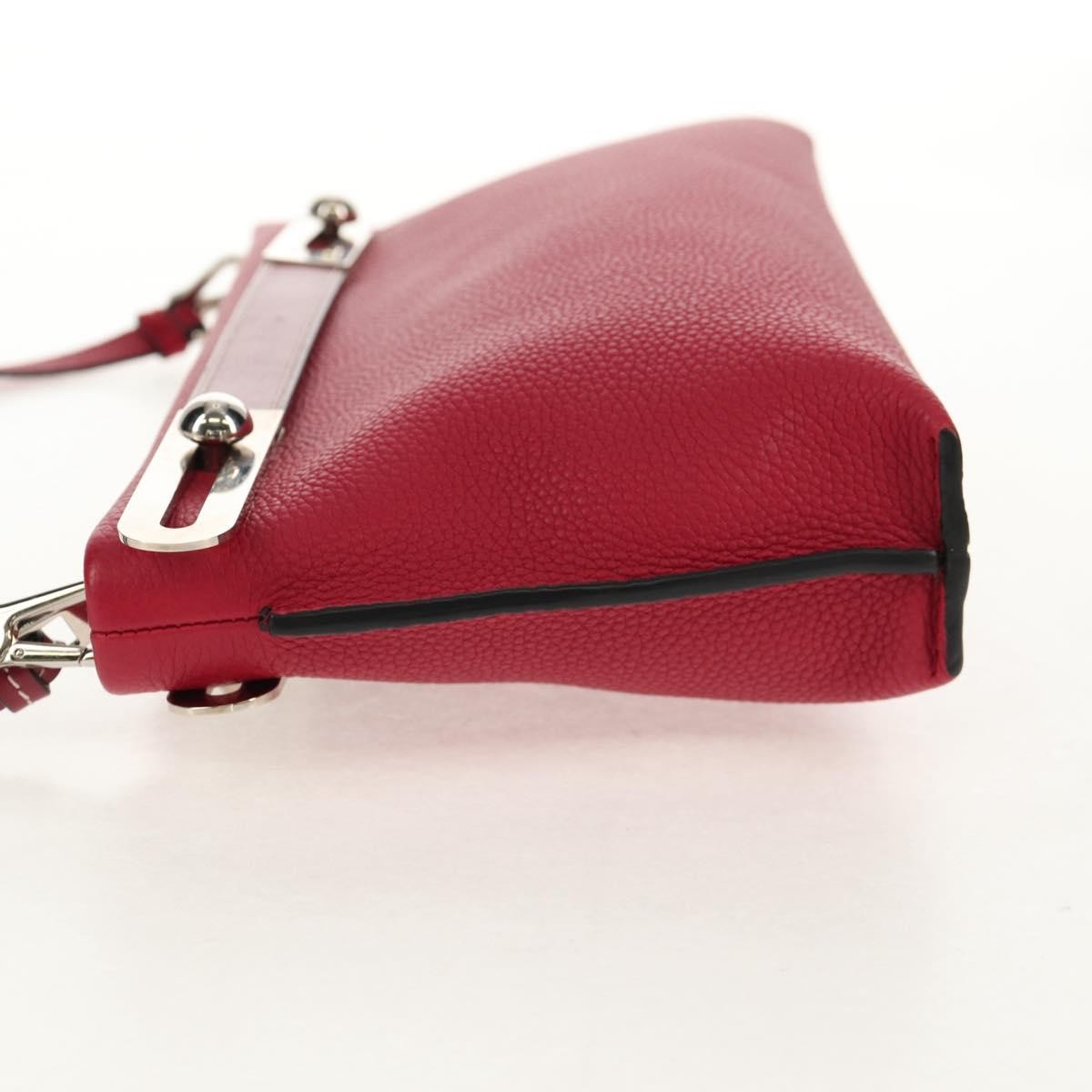 Loewe Missy Handbag Leather, RED, LEATHER, Shoulder bag