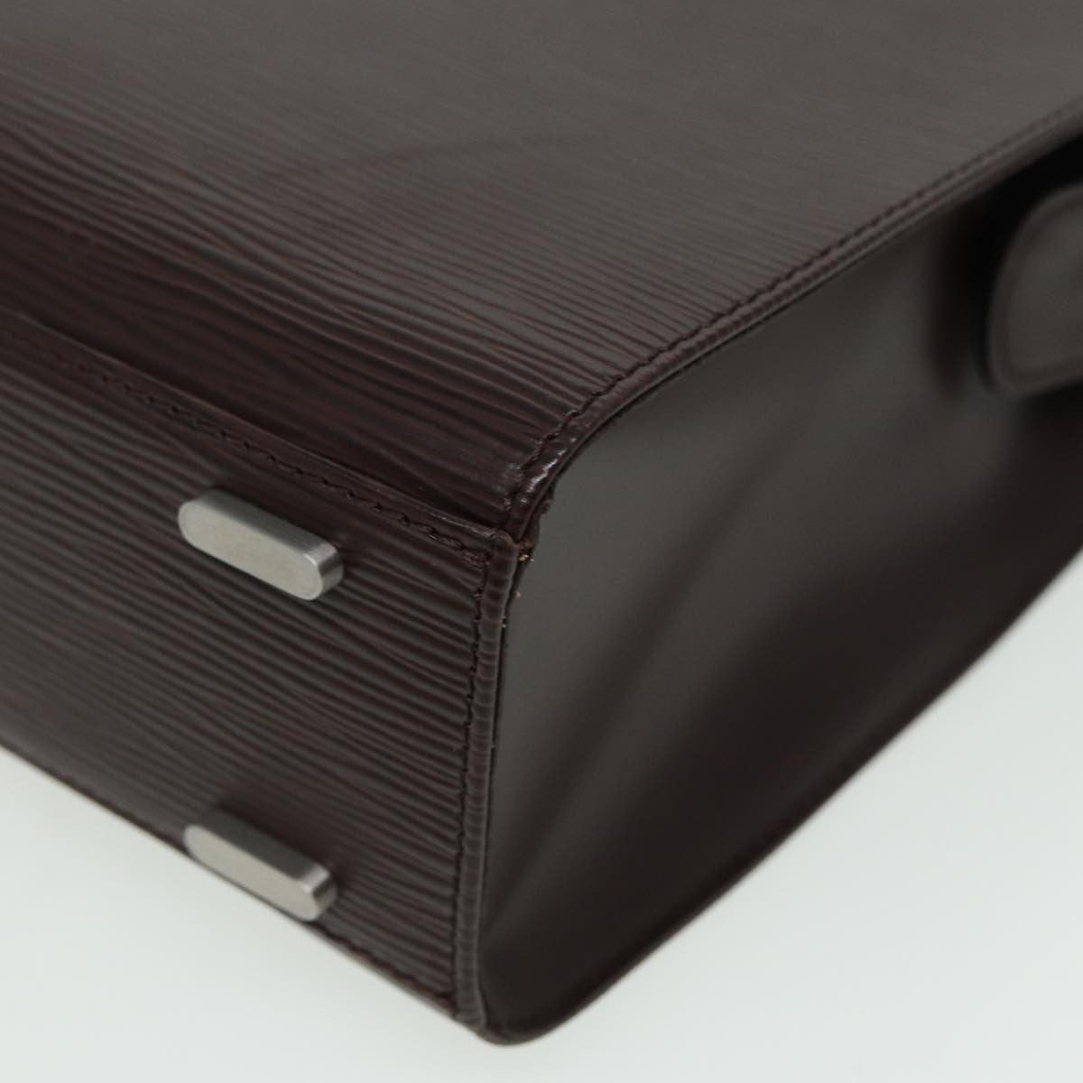 Louis Vuitton Figari Handbag Epi Leather, BROWN, LEATHER, Handbag