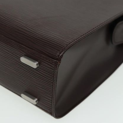 Louis Vuitton Figari Handbag Epi Leather, BROWN, LEATHER, Handbag