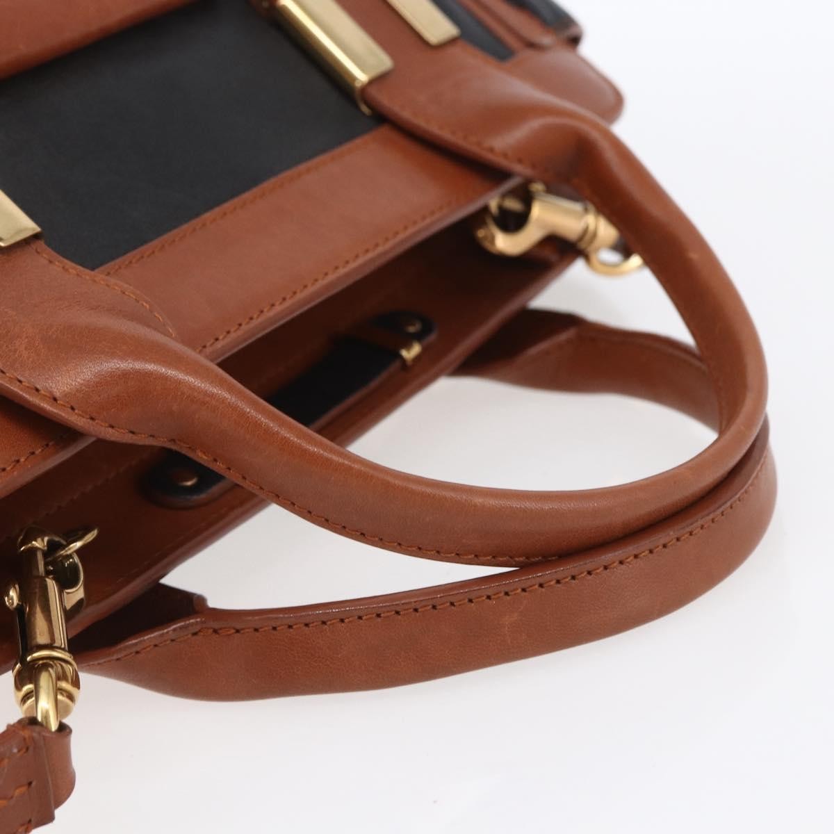 Chloe Alice Satchel Leather, BROWN, LEATHER, Handbag