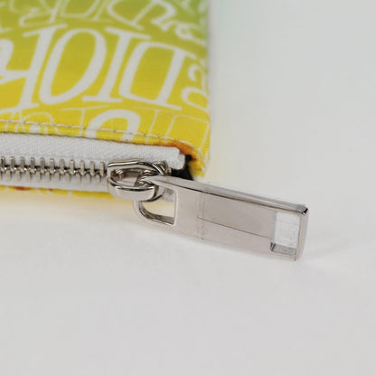 Christian Dior Pouch Stussy Nylon, YELLOW, NYLON, Clutche & pouche