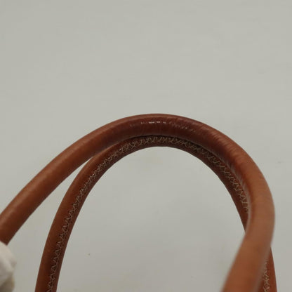 Celine Macadam Handbag Macadam with leather, BROWN, CANVAS, Handbag