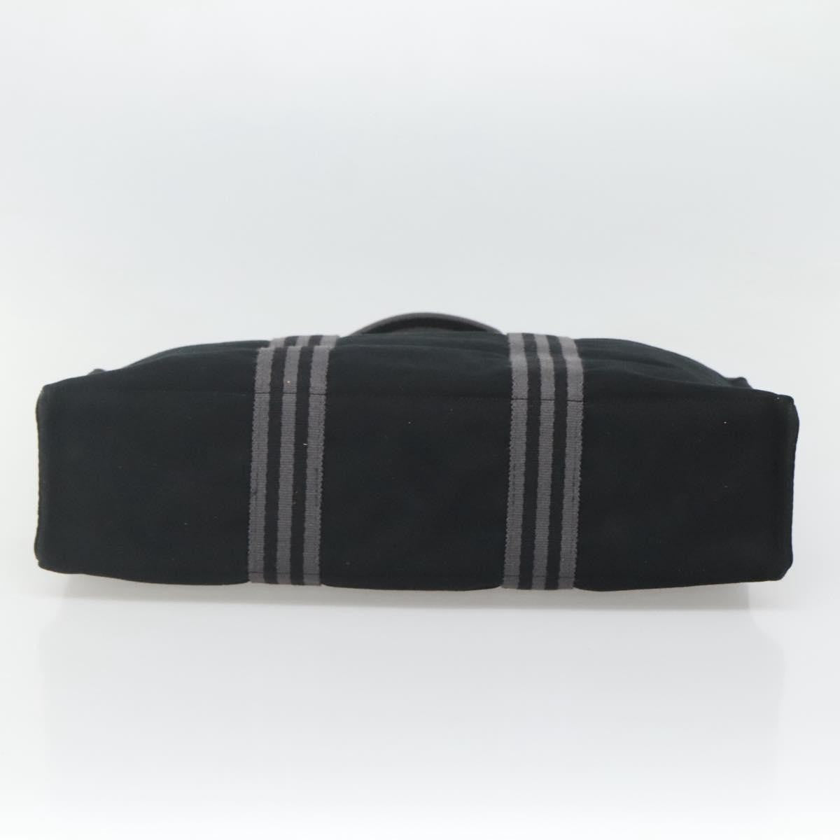 Hermes Fourre-tout Herline Fourre-tout Herline, BLACK, CANVAS, Tote bag