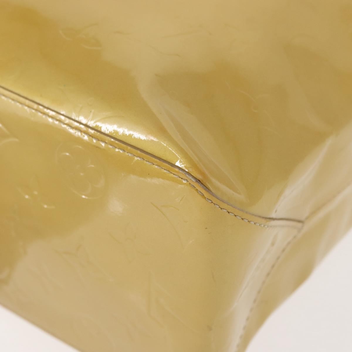 Louis Vuitton Reade Handbag Monogram Vernis, BEIGE, PATENT_LEATHER, Handbag