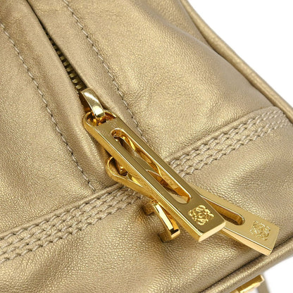 Loewe Amazona Bag Leather, GOLD, LEATHER, Handbag