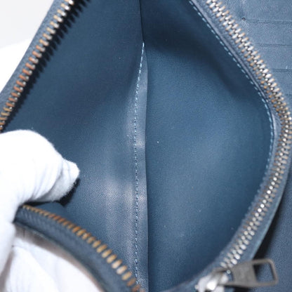 Louis Vuitton Zippy wallet vertical Damier Infini Leather, NAVY, LEATHER, Wallets