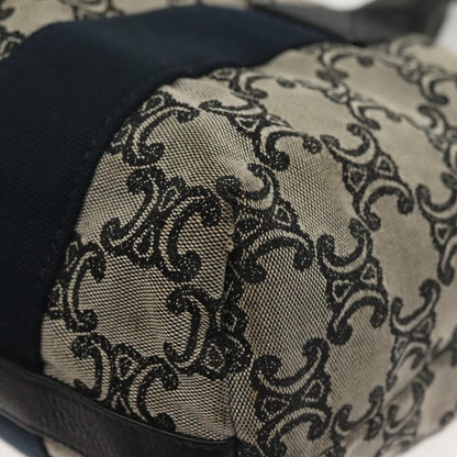 Celine Vintage Macadam Handbag Macadam, NAVY, CANVAS, Handbag