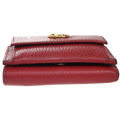 Gucci GG Marmont Wallet Leather, RED, LEATHER, Wallets