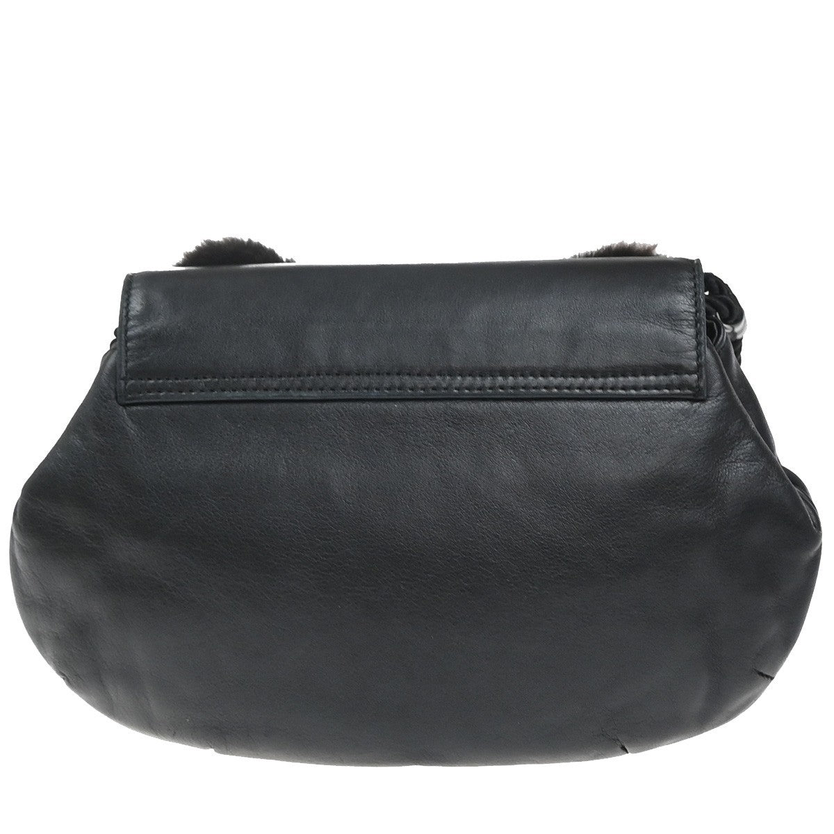 Fendi Vintage shoulderbag Leather, BLACK, LEATHER, Shoulder bag