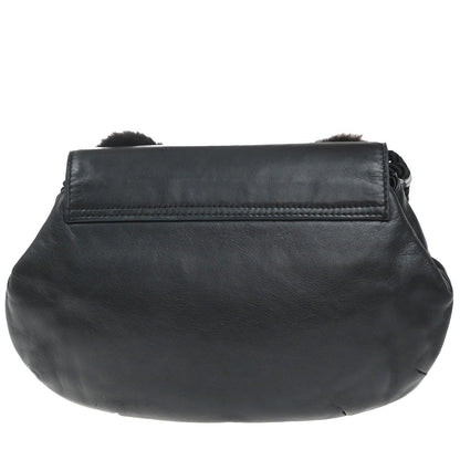 Fendi Vintage shoulderbag Leather, BLACK, LEATHER, Shoulder bag