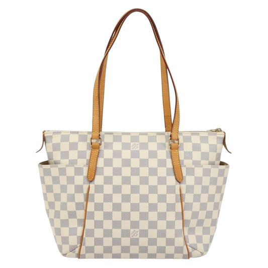 Louis Vuitton Totally Handbag Damier azur, BEIGE, CANVAS, Tote bag