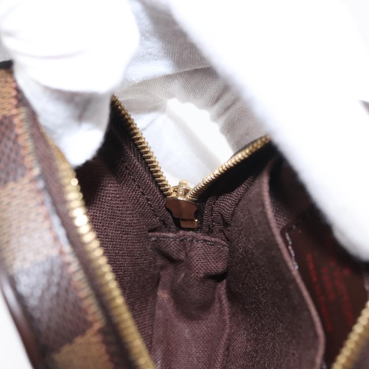 Louis Vuitton Etui Okapi Camera Case Damier, BROWN, CANVAS, Clutche & pouche