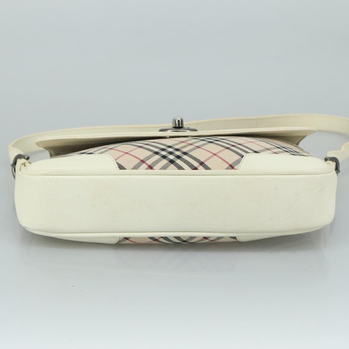 Burberry Shoulder Bag Nova Check Canvas, BEIGE, CANVAS, Shoulder bag