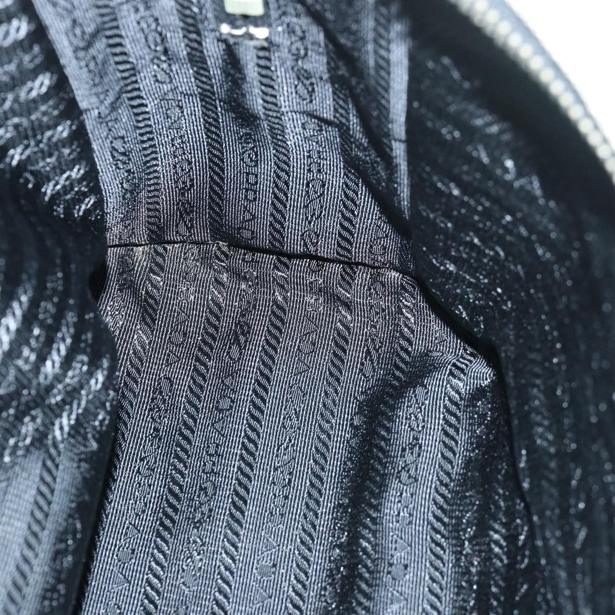 Prada Vintage Handbag Canvas, GRAY, CANVAS, Handbag