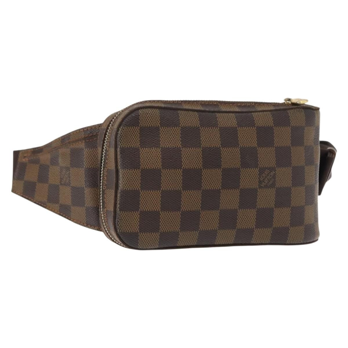 Louis Vuitton Geronimos Waist Bag Damier, BROWN, CANVAS, Shoulder bag