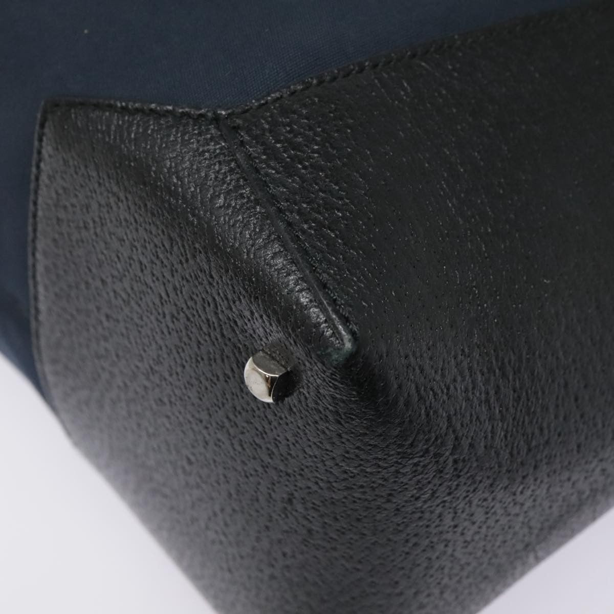 Salvatore Ferragamo Gancini Tote Gancini Canvas, NAVY, CANVAS, Tote bag