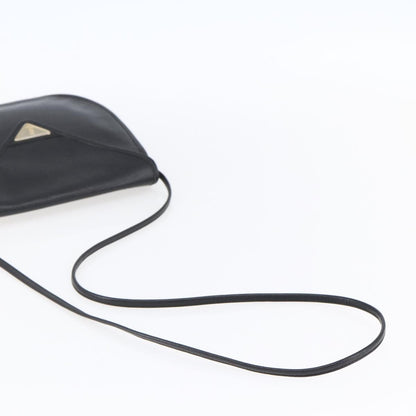 Saint Laurent Vintage Shoulder Bag Leather, BLACK, LEATHER, Shoulder bag