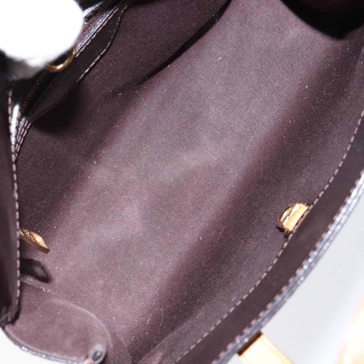 Louis Vuitton Catalina Handbag Monogram Vernis, PURPLE, PATENT_LEATHER, Handbag