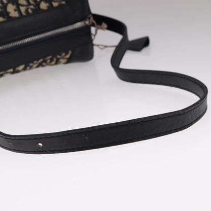 Christian Dior Trotter Oblique canvas et cuir, NAVY, CANVAS, Shoulder bag