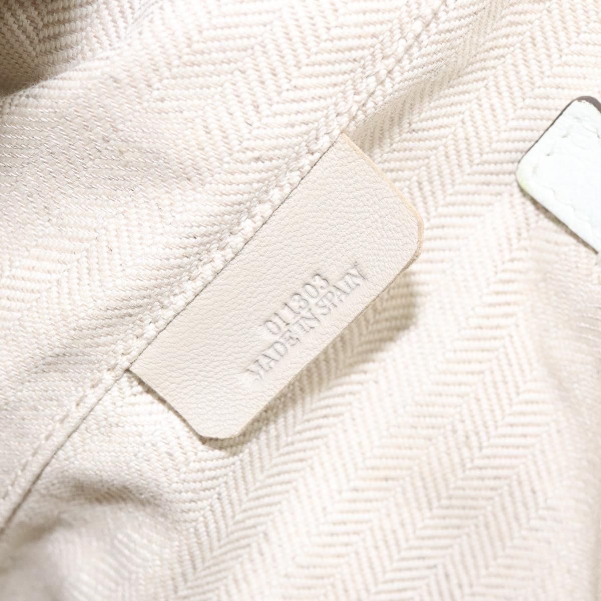 Loewe Heritage Tote Leather, WHITE, LEATHER, Tote bag