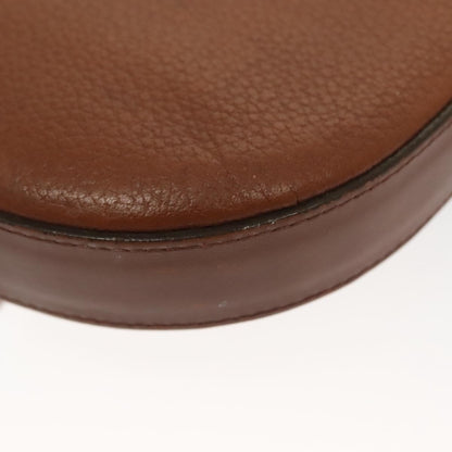 Burberry Flap Shoulder Bag Leather, BROWN, LEATHER, Shoulder bag