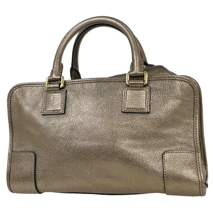Loewe Amazona Bag Leather, GOLD, LEATHER, Handbag