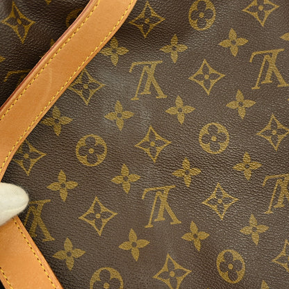 Louis Vuitton Saumur Handbag Monogram Canvas, BROWN, CANVAS, Shoulder bag