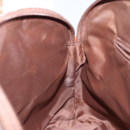 Burberry Nova Handbag Check Pattern, GREEN, PVC, Handbag