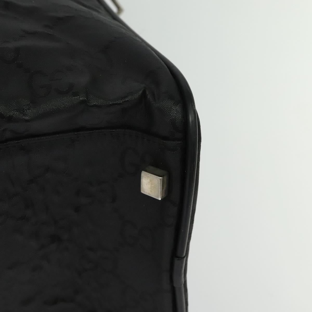 Gucci Vintage Boston Bag GG Canvas, BLACK, CANVAS, Travel bag