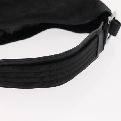 Salvatore Ferragamo Vintage Gancini Convertible Top Handle Bag Canvas, BLACK, CANVAS, Shoulder bag