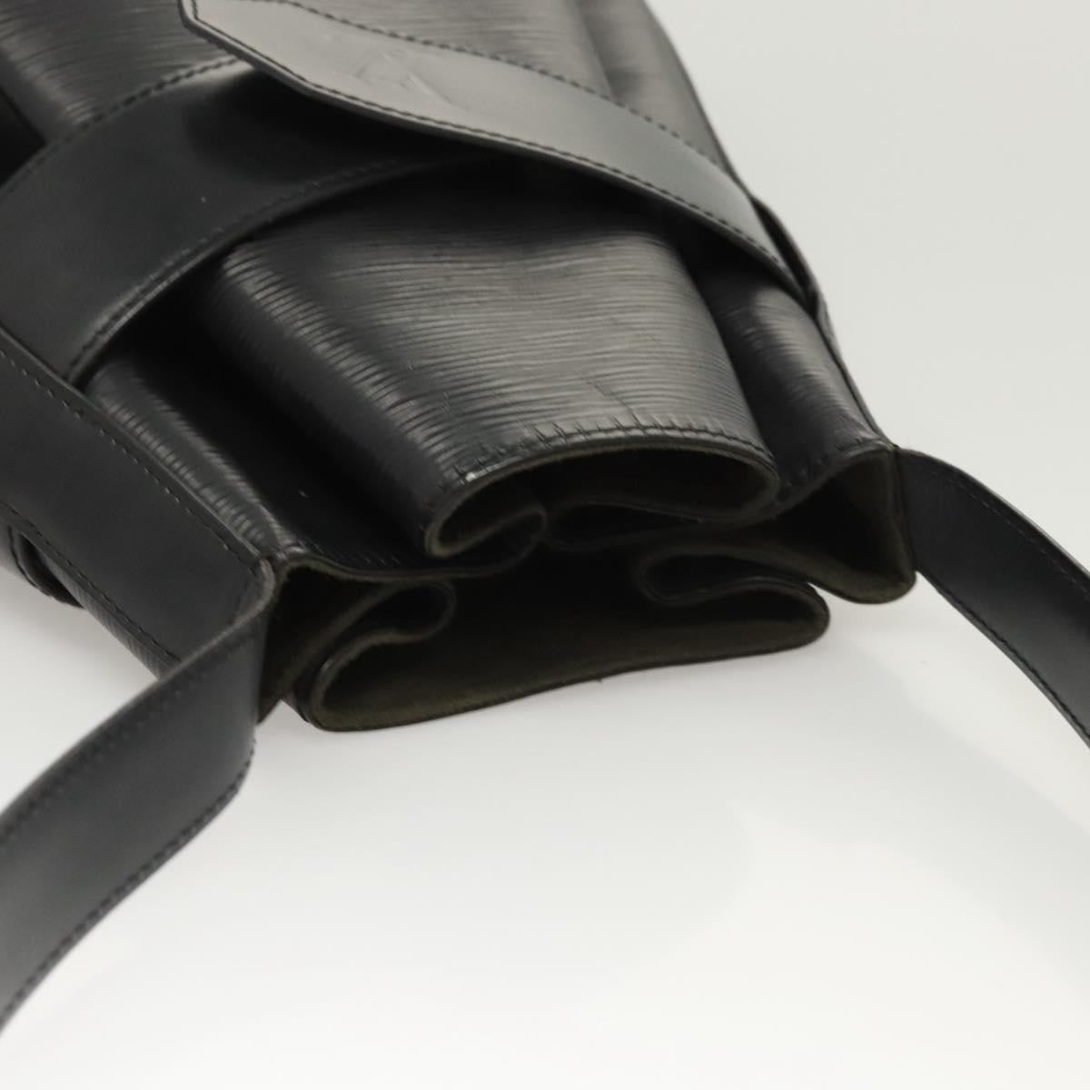 Louis Vuitton Vintage Sac d'Epaule Handbag Epi Leather, BLACK, LEATHER, Handbag