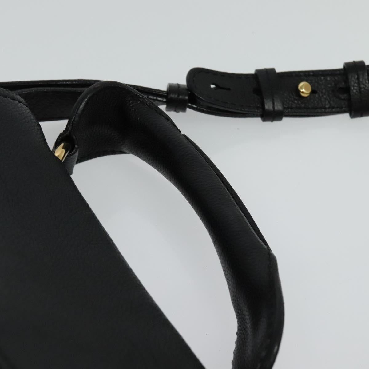 Chloe Elsie Satchel Leather, BLACK, LEATHER, Handbag