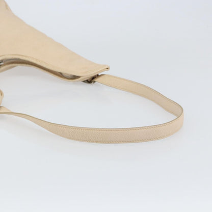 Hermes Massai Bag Leather, BEIGE, LEATHER, Shoulder bag