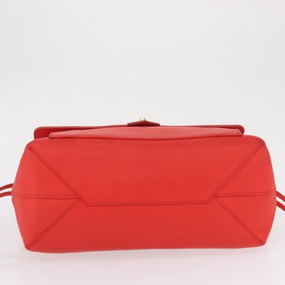 Louis Vuitton Lockme Handbag Leather, RED, LEATHER, Handbag