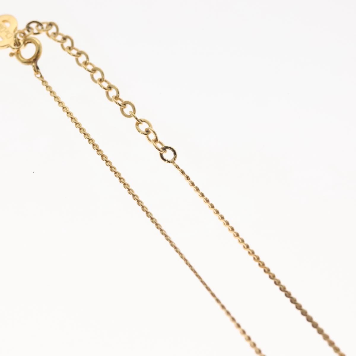 Christian Dior CD Pendant Necklace Gold-plated, GOLD, METAL, Necklace