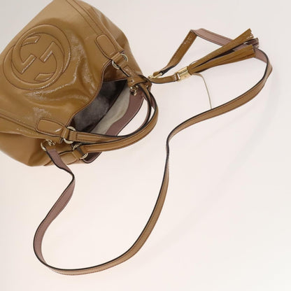 Gucci Soho Convertible Shoulder Bag Leather, BEIGE, LEATHER, Shoulder bag