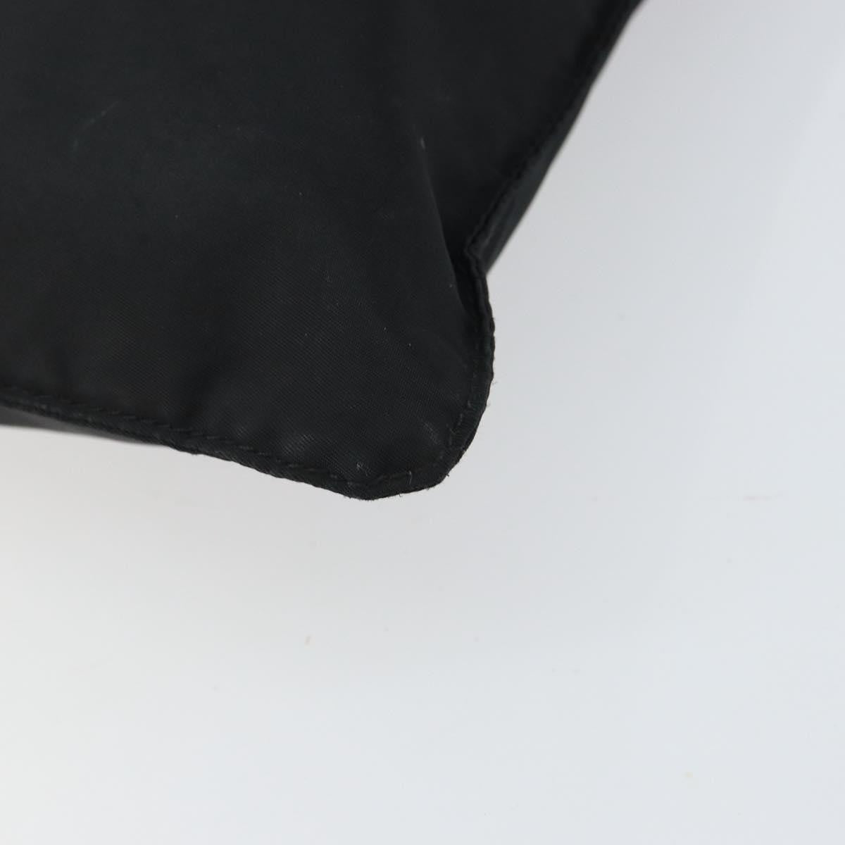 Prada Flat Messenger Bag Tessuto, BLACK, NYLON, Shoulder bag