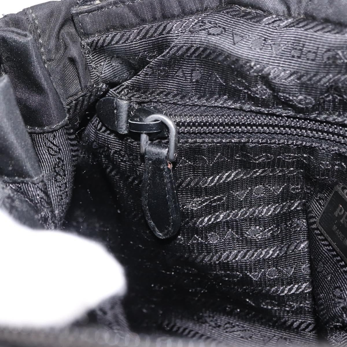 Prada Bow Convertible Tote Tessuto, BLACK, NYLON, Handbag