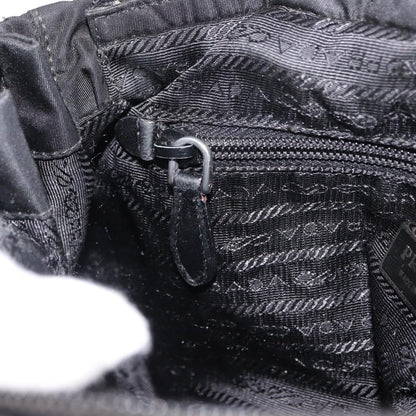 Prada Bow Convertible Tote Tessuto, BLACK, NYLON, Handbag