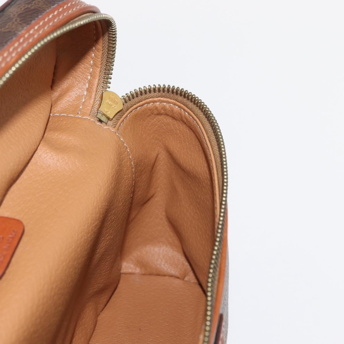 Celine Macadam Vanity Bag Canvas, BROWN, CANVAS, Handbag