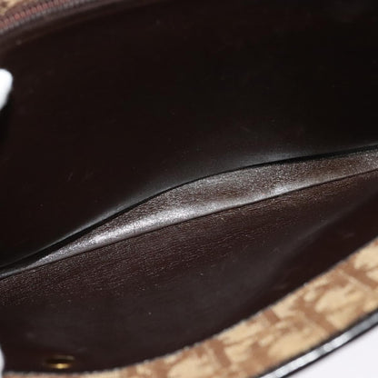 Christian Dior Vintage Trotter Handbag Canvas, BROWN, CANVAS, Handbag