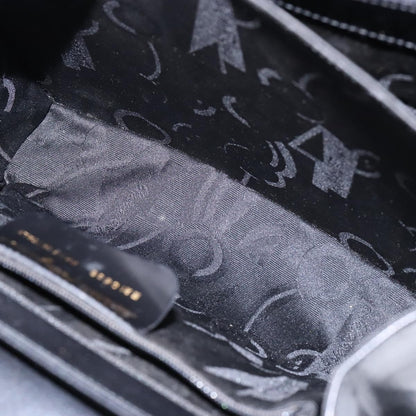 Salvatore Ferragamo Gancini Convertible Top Handle Bag Leather, BLACK, LEATHER, Handbag