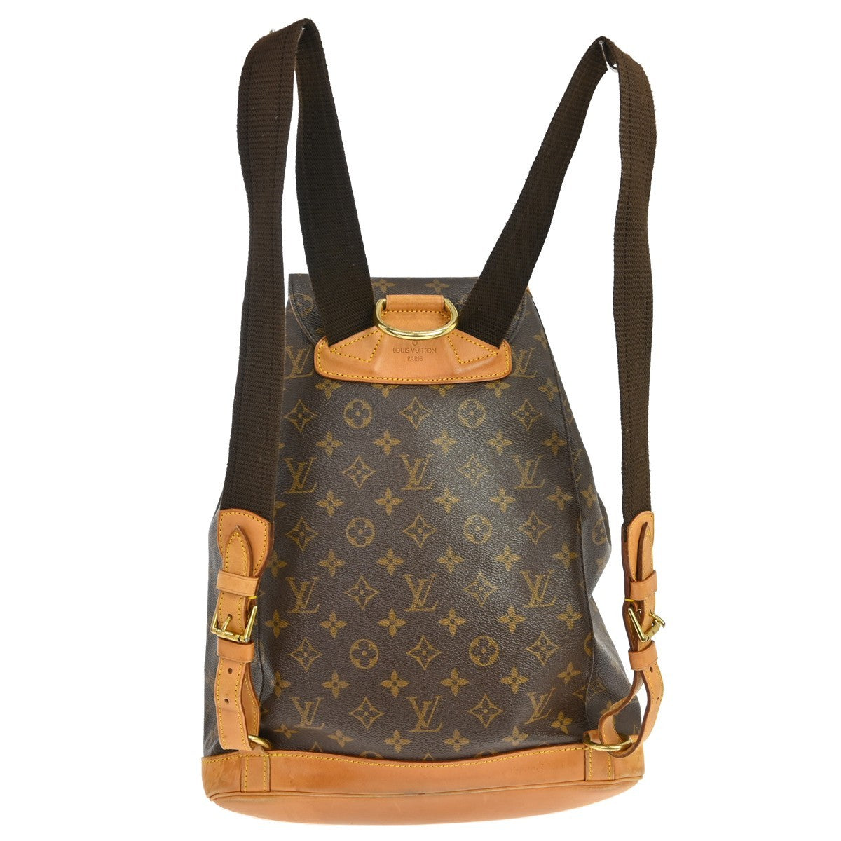 Louis Vuitton Vintage Montsouris Backpack Monogram Canvas, Brown, Canvas, Backpack